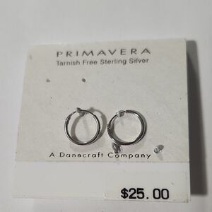 Sterling Silver Hoop Earrings